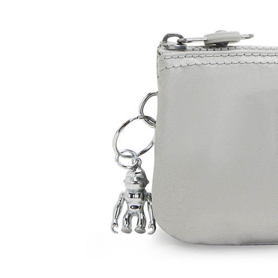 Kipling Creativity Small Metallic Pouch Vesker Sølv | NO 1106PJ